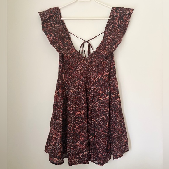 Anthropologie V Neck Bubble Dress - Picture 3 of 8